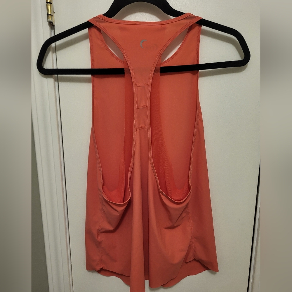 Zyia Double Racer Tank Coral Size Small - Picture 6 of 10